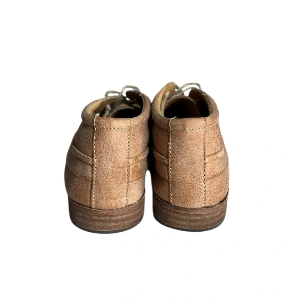 Dolce Vita Volterra Womens Leather Moc Toe Oxfords Tan Size 7.5 - Picture 3 of 10